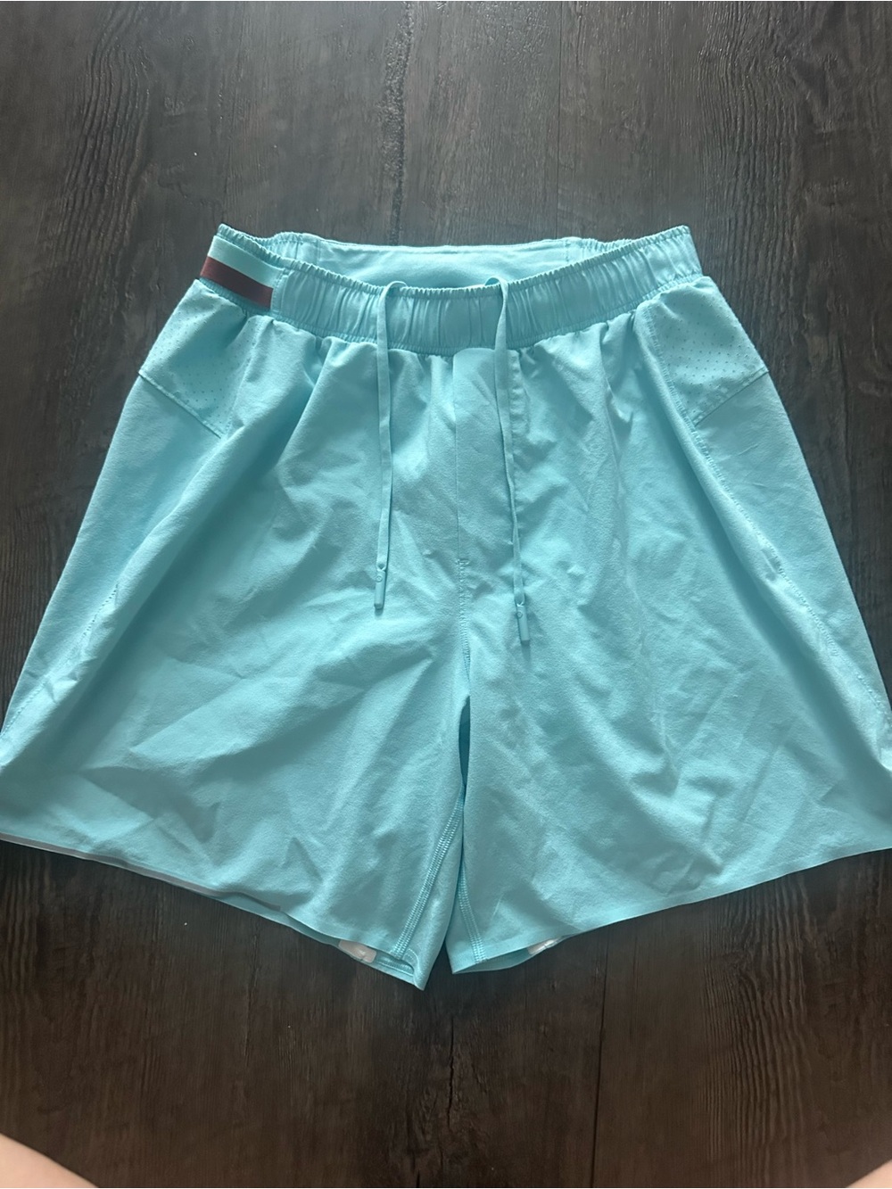 Men's Lululemon Bright Blue Athletic Drawstring Shorts